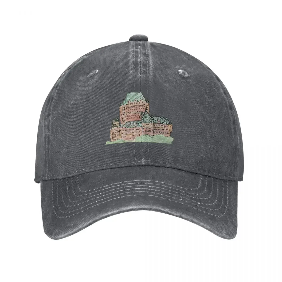 Le Chateau Frontenac Quebec City (watercolour) Baseball Cap Golf Cap Hat Beach Women's 2025 Men's