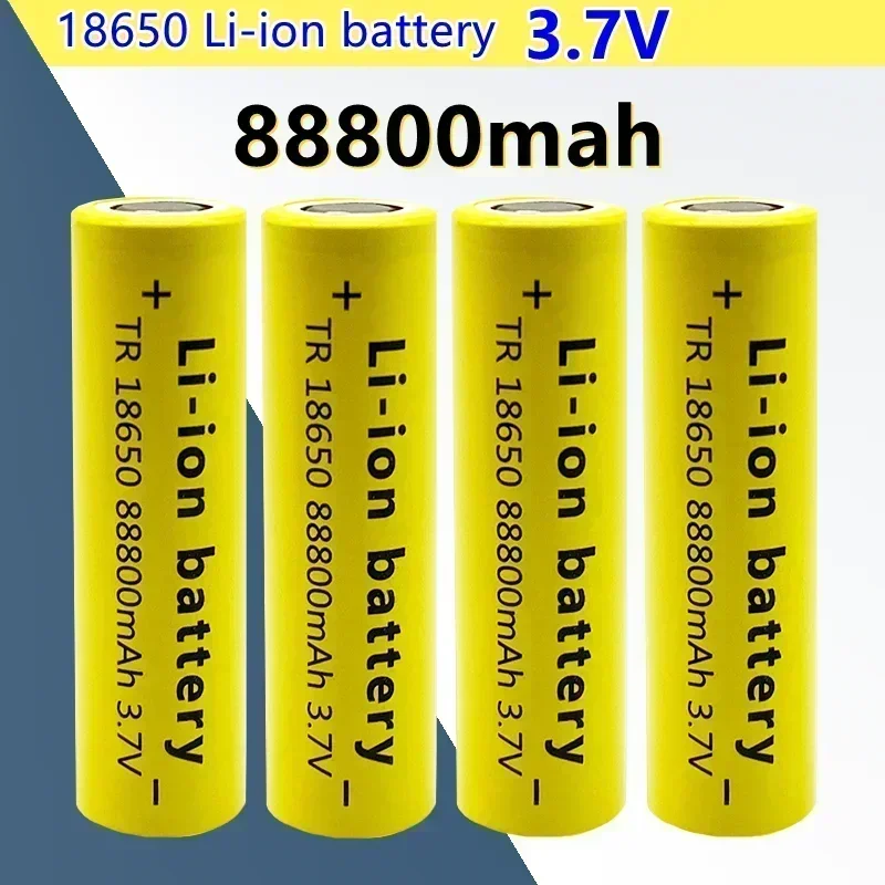 Envio rápido de baterias originais 18650, 88800mah, 3.7 v, 18650 baterias de lanterna, bateria recarregável de lítio, chave de fenda de brinquedo