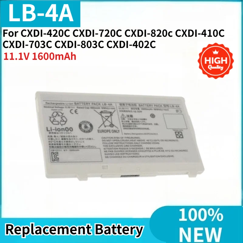 

11.1V 1600mAh LB-4A High Quality Battery For CXDI-420C CXDI-720C CXDI-820c CXDI-410C CXDI-703C CXDI-803C CXDI-402C
