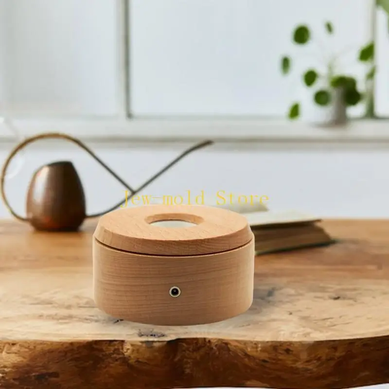 C71B Light Rotating Platform Vibranting Color USB alimentado para objetos decorativos