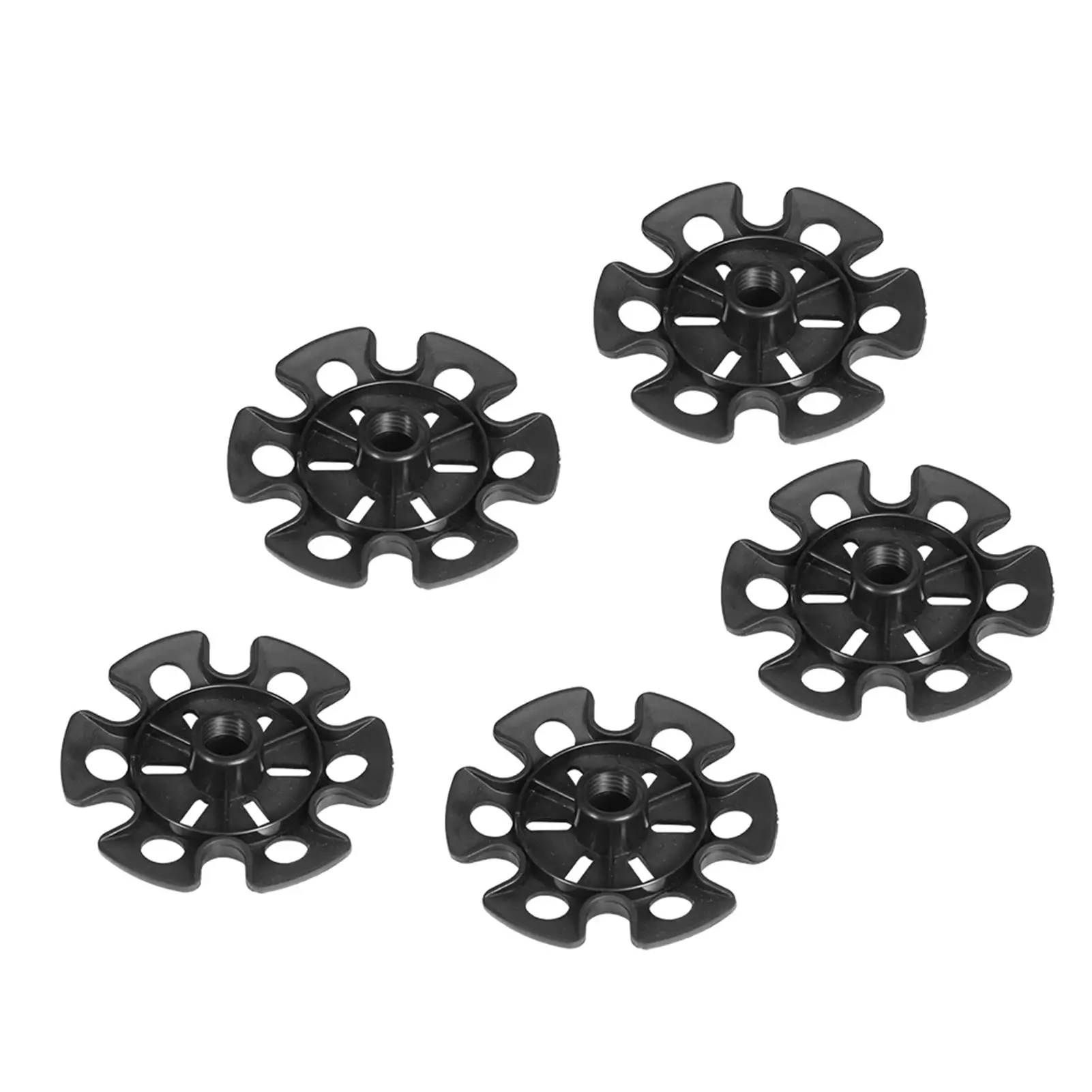 5PCS Adjustable Replacement Ski Pole Basket for Snow, Mud & Hiking Sticks - Durable 5-Pack