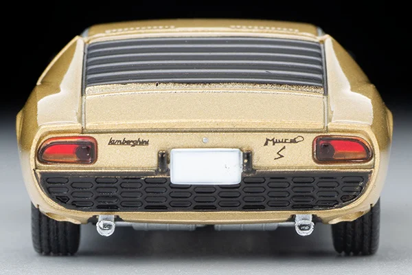 24.1 Tomytec Tomica TLV Miura S Golden Limited Edition Simulation Alloy Static Car Model Toy Gift