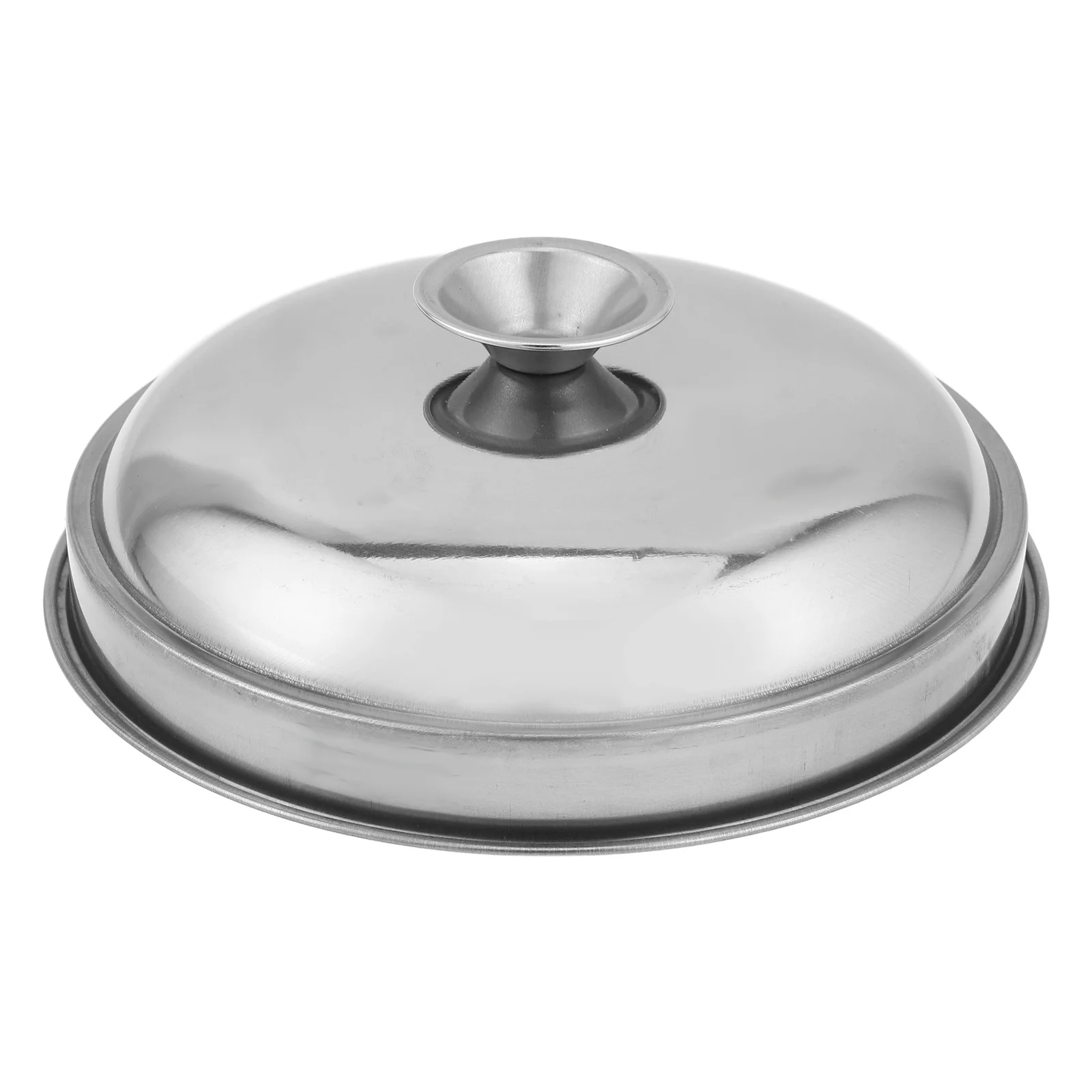 

Stainless Steel Steamer Lid 20Cm 8 Inch Round Dome Cover for Food Steaming Basting Grilling Bbq Kitchen Cooking Reusable Metal