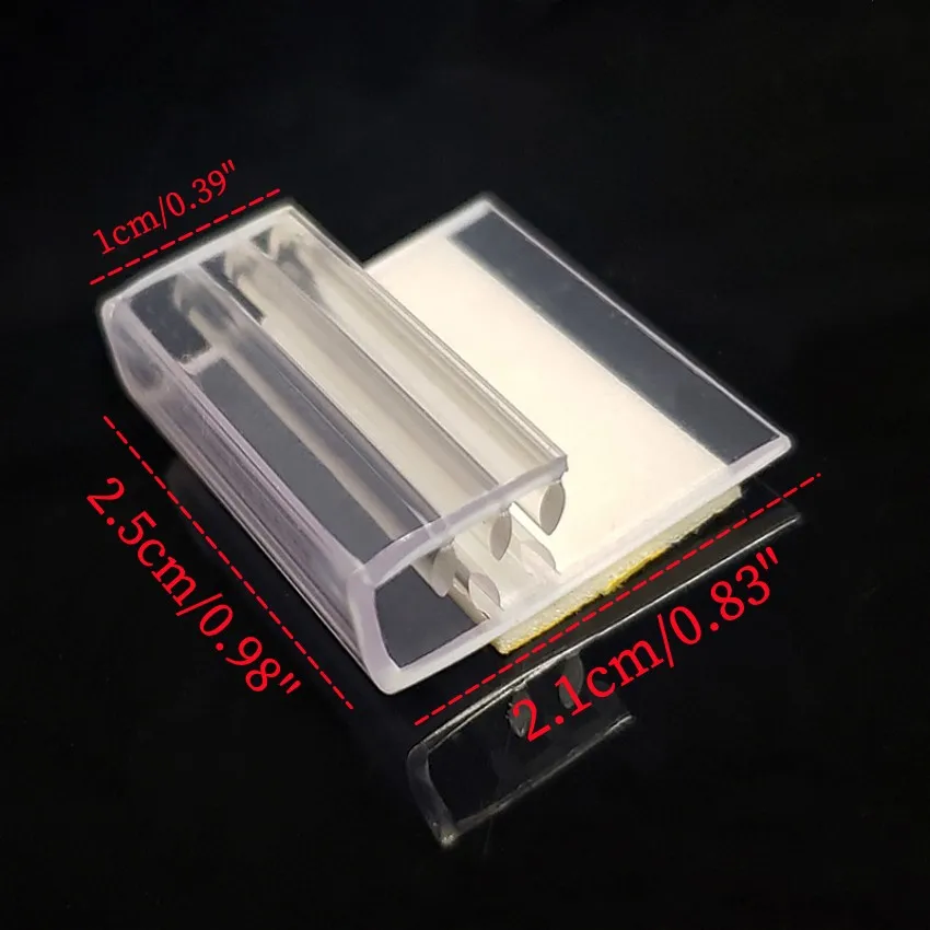 200pcs Plastic Soft Tooth Grip Display Clamp Clip Holder Stand Advertising Promotion Poster Card