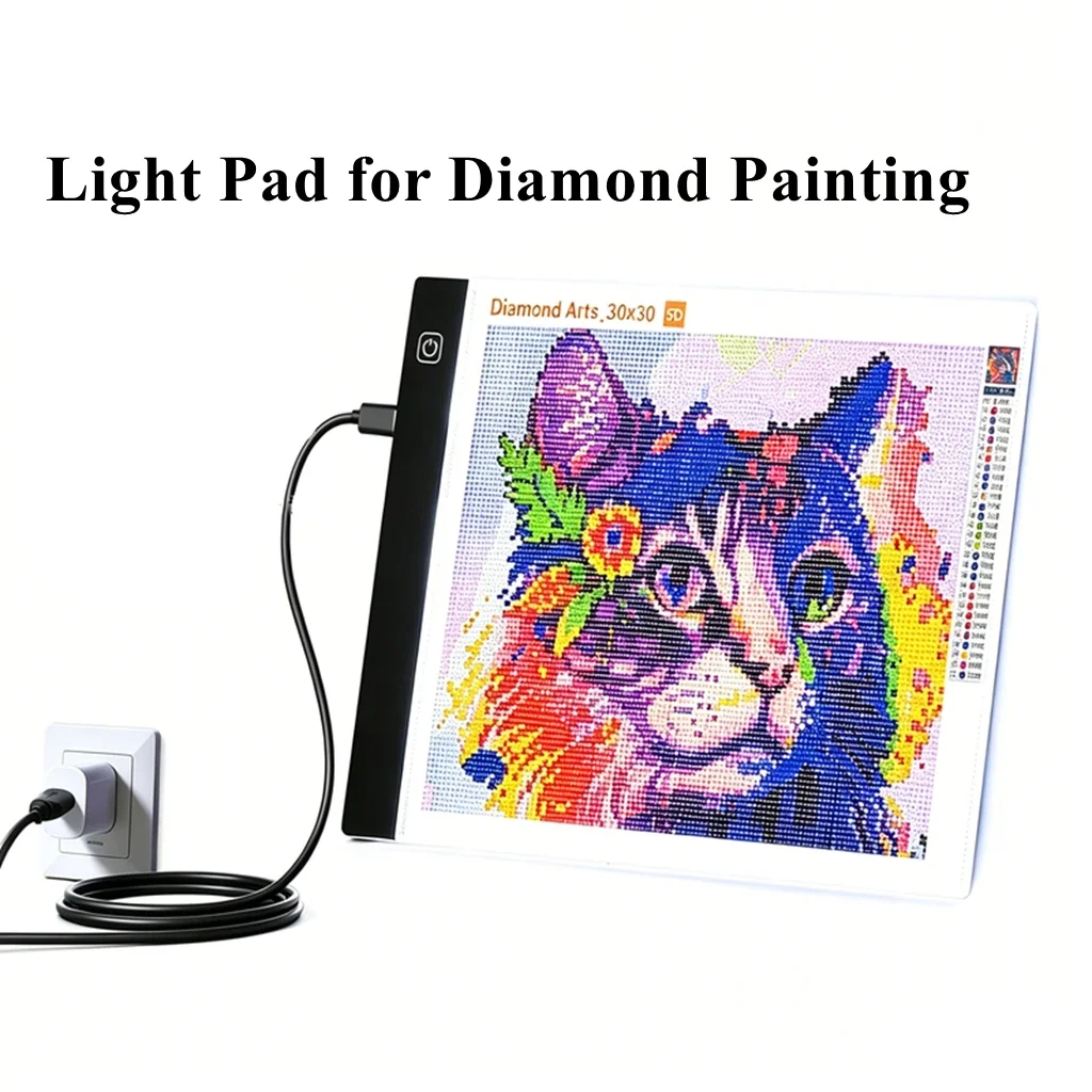 A4 Children Drawing Board 3 level Adjustable Brightness non-dimmable LED Drawing Copying Table Transparent Copying Table