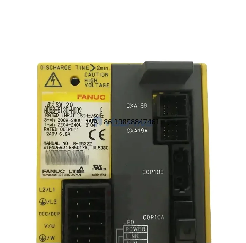

A06B-6130-H002 Servo Drive High Precision Motion Controller Original New