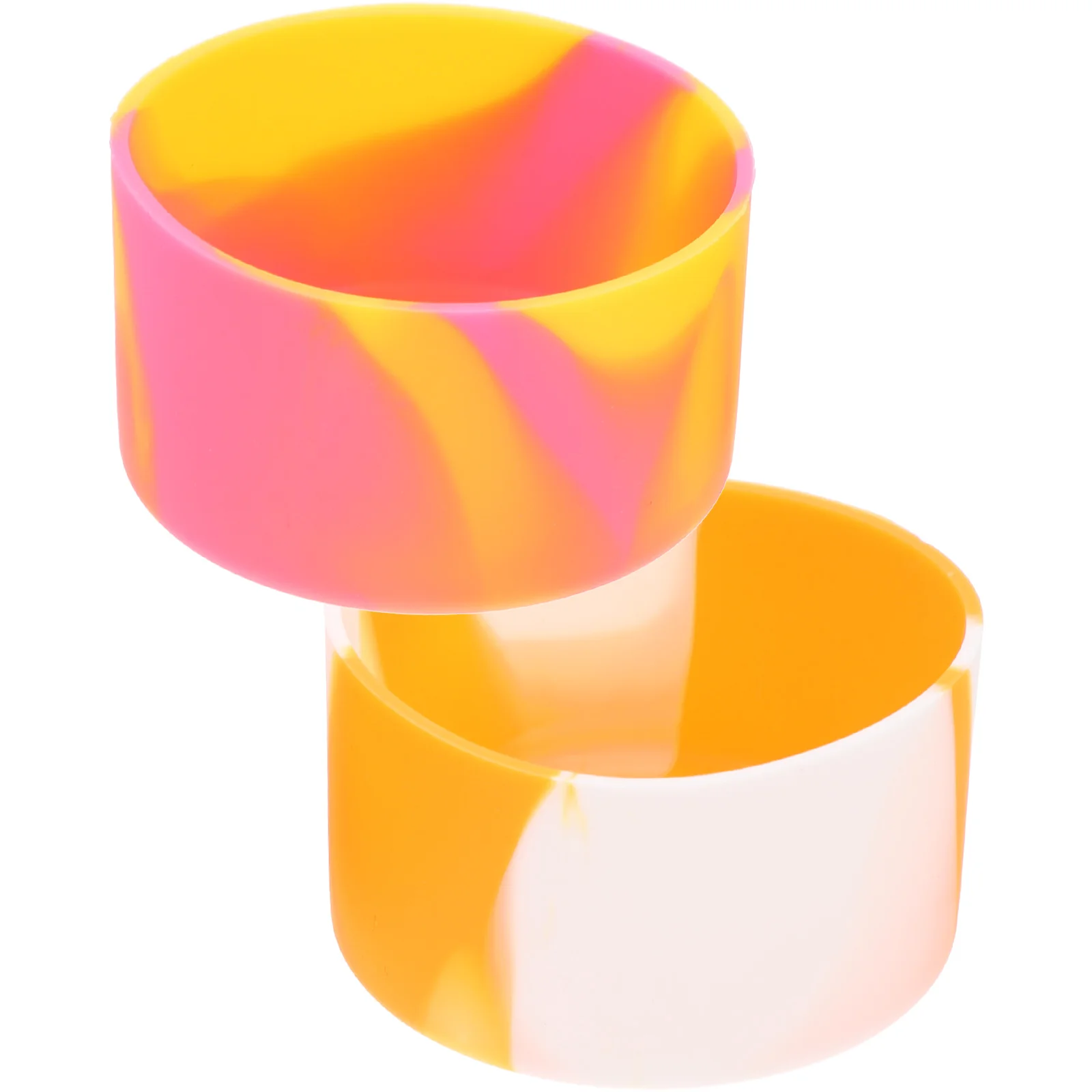 

2pcs Silicone Boot for Water Bottle Bottom Cover Insulation Reusable Non-Skid Protective Camping Anti-Collision Easy Clean