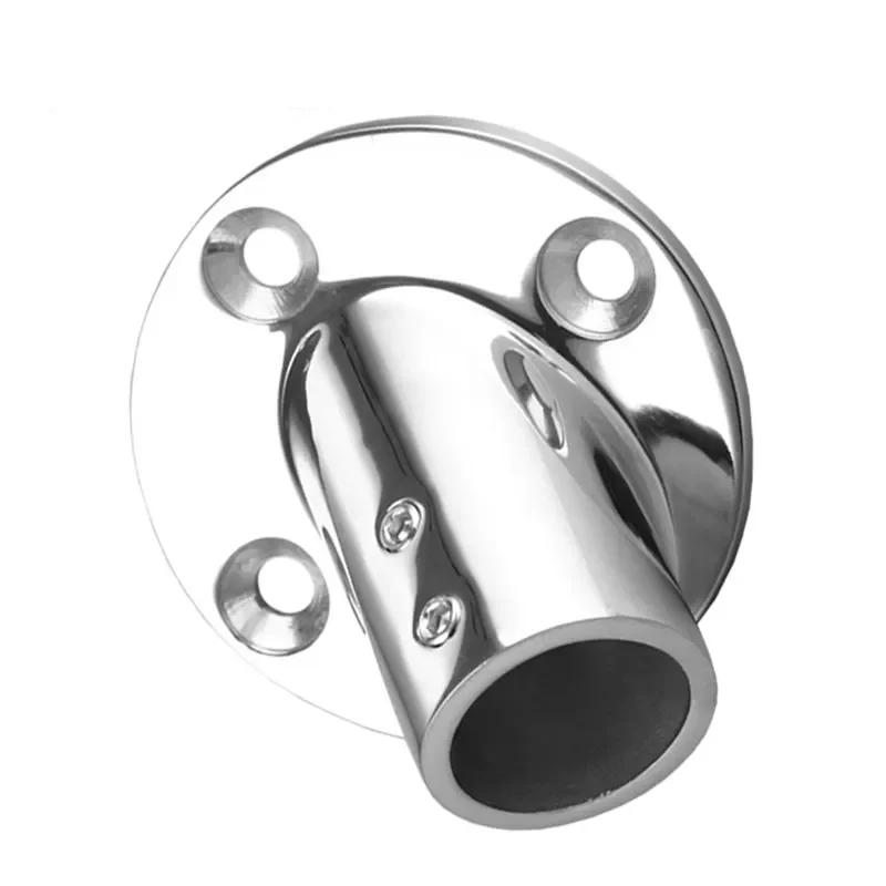 1 Pc Stainless Steel Pipe Round Base Railing  Round Bottom Socket 1\