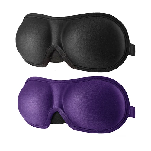 3D 수면 마스크 차단 가벼운 수면 마스크, 눈용 부드러운 수면 보조 아이 마스크, 여행 아이쉐이드 야간 통기성 슬랩마스크 