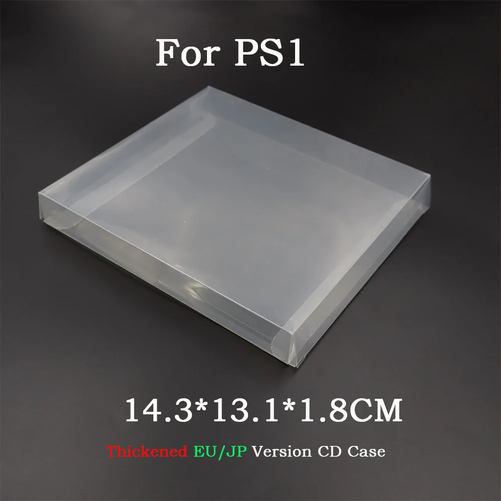 Clear PET Game Cartridge Protector Boxes (5–10 pcs)