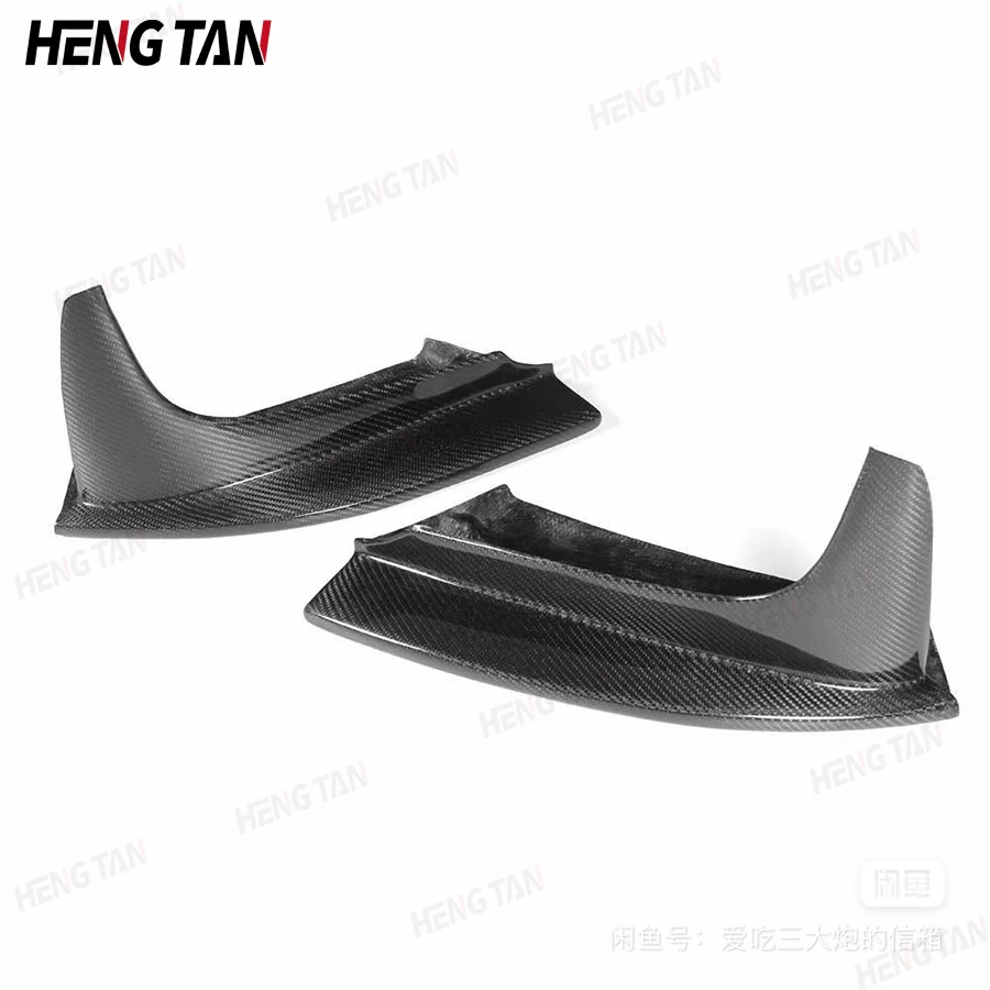 For BMW 1Series E82 E87 High quality Carbon Fiber/FRP/Forged Carbon  wrap angle  carbon anti-collision Front Bumper corner