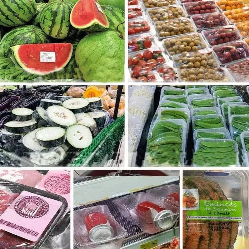 Industrial Food Cling Film Wrapping Machine Tray Sealing Equipment for Food Processing Industry