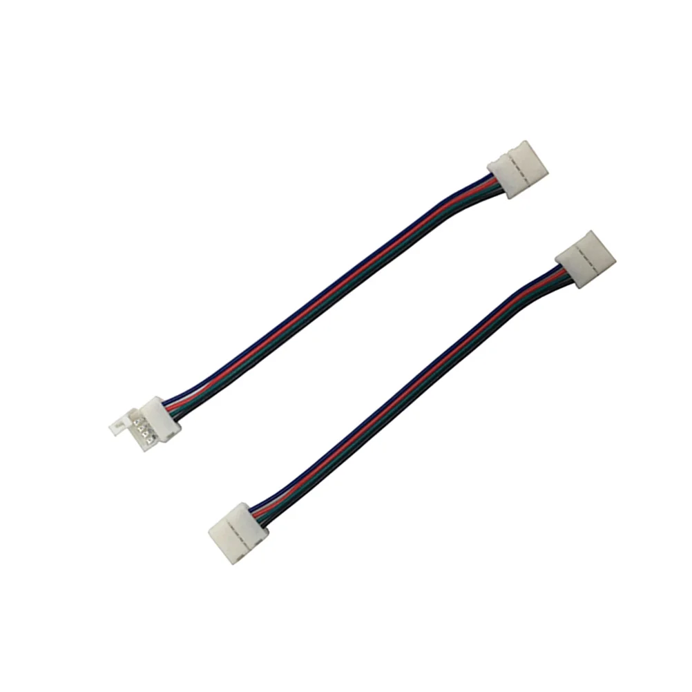 

4Pcs 10Mm 4 Pin LED Strip Connector 5050 3528 5630 Rgb Light Strip Jumper Solderless Power Adaptor Flexible Extension Bracket
