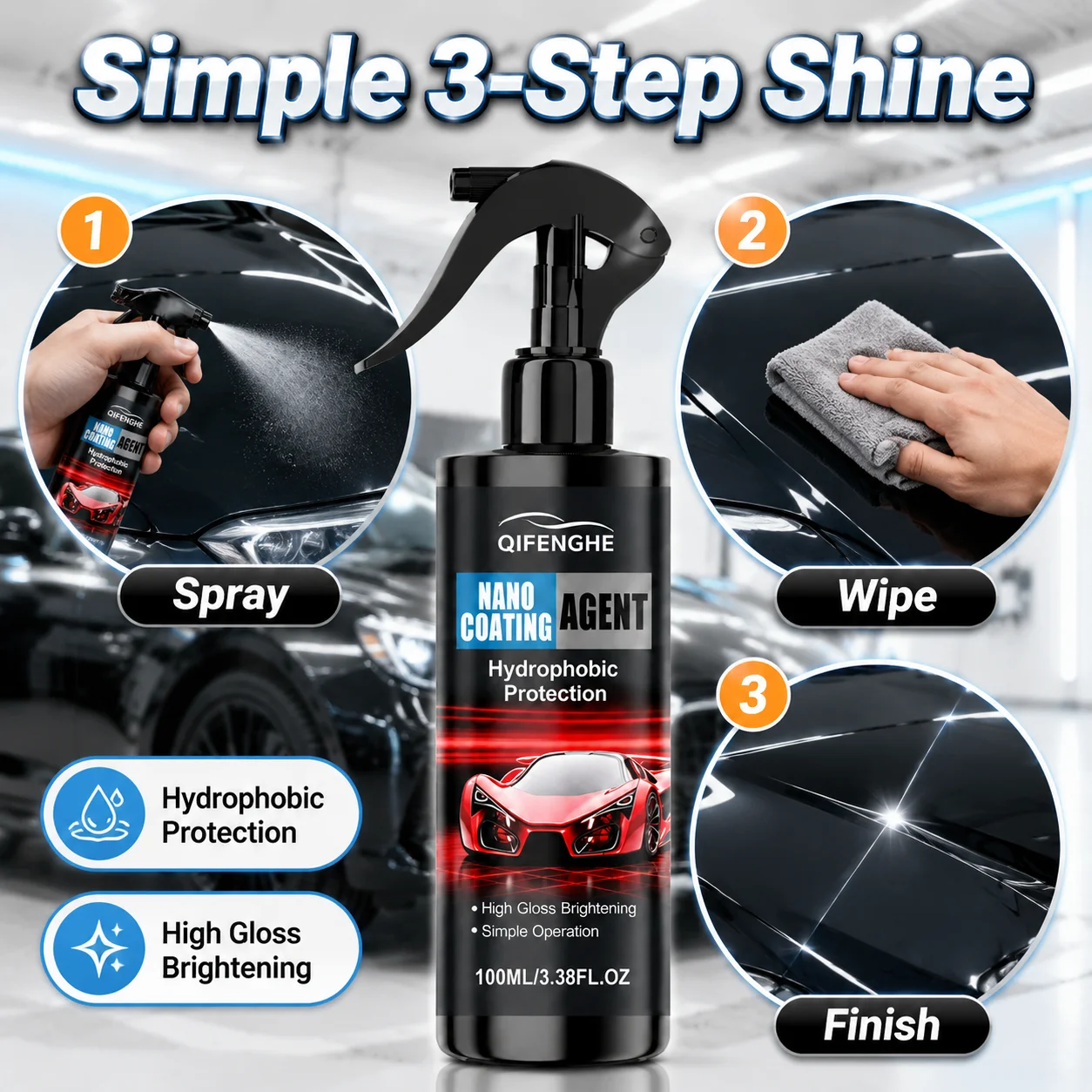 3-in-1 Auto Keramische Nano Co - Nano Liquid Coating recensie en prijs