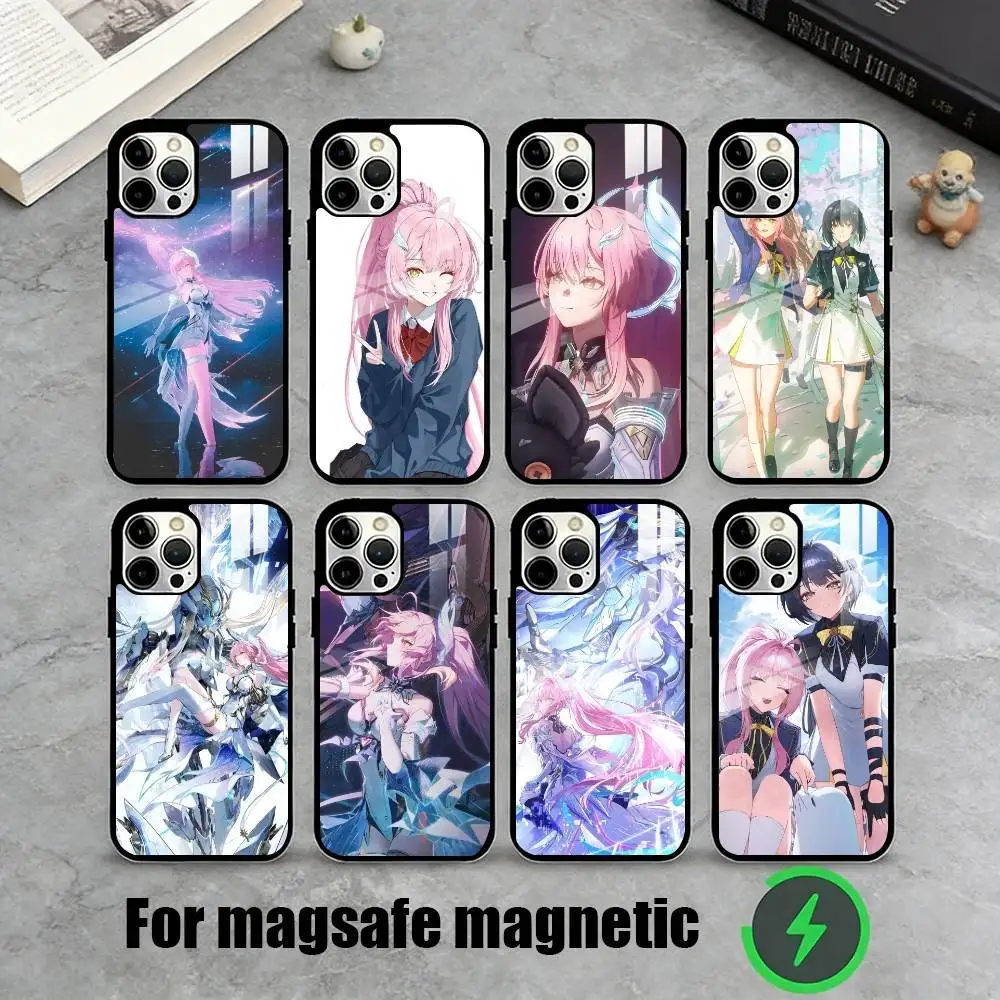 A-Aemeath 5-Star Resonator  Phone Case For iPhone17,16,15,14,13,12,11 Plus,Pro Magnetic For Magsafe Wireless Charging