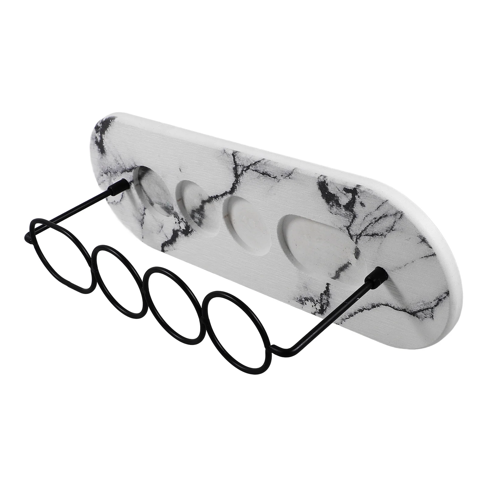 

Diatomite Toothbrush Holder 4-Slots Bathroom Organizer Quick Dry Storage Rack Elegant Design Diatomite Toothbrush Holder