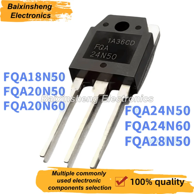 10PCS NEW FQA18N50 18N50 FQA20N50 20N50 FQA24N50 24N50 FQA28N50 28N50 FQA20N60 20N60 FQA24N60 24N60 TO-3P MOSFET