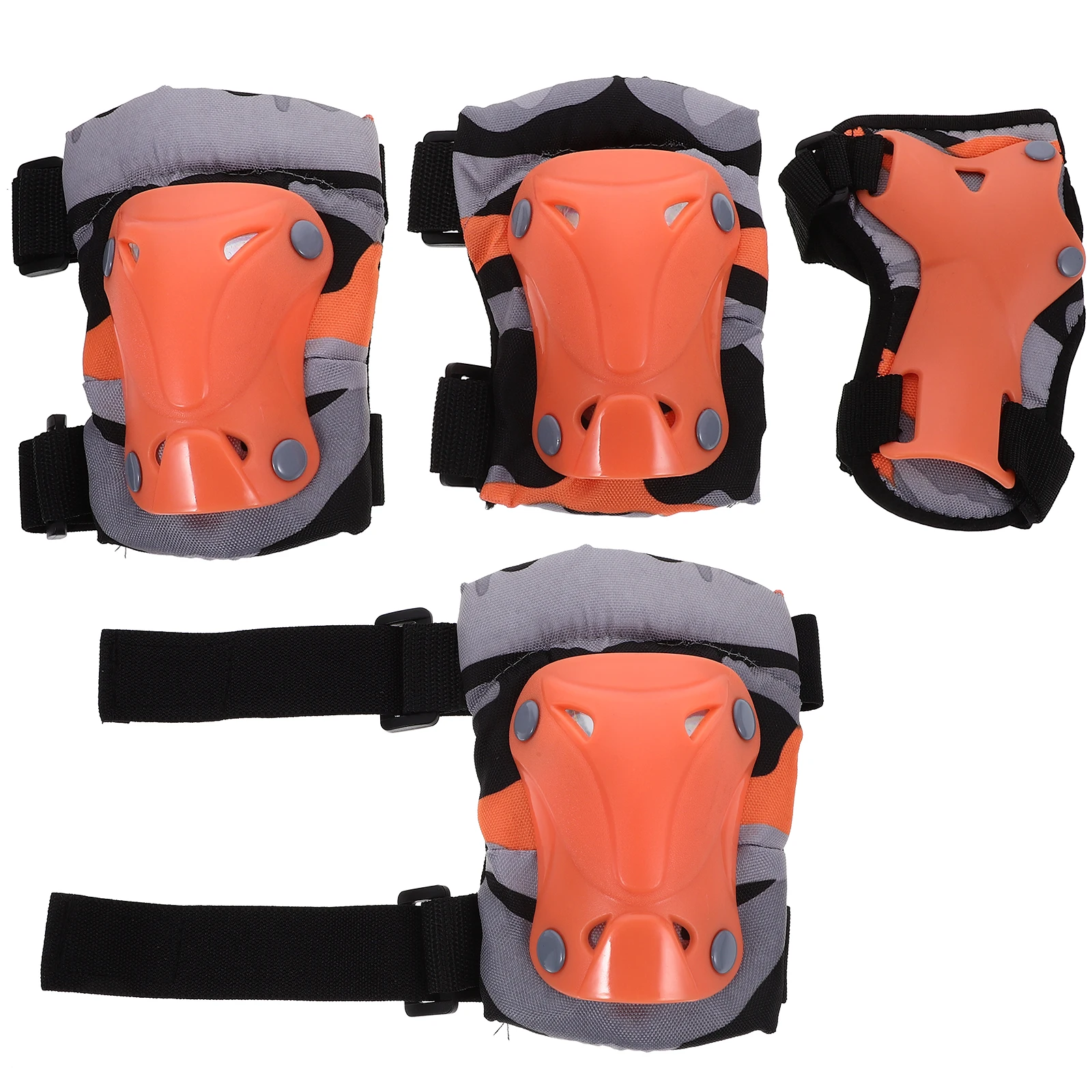 

1 Of Protective Gear Set Breathable Comfortable Knee Elbow Palm Guard Cycling Roller Skating Skateboard Outdoor Sports