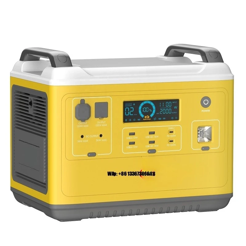 US and Canada Portable Power Plant Home Solar Generator Outdoor Camping Emergency Power Backup Lithium Battery