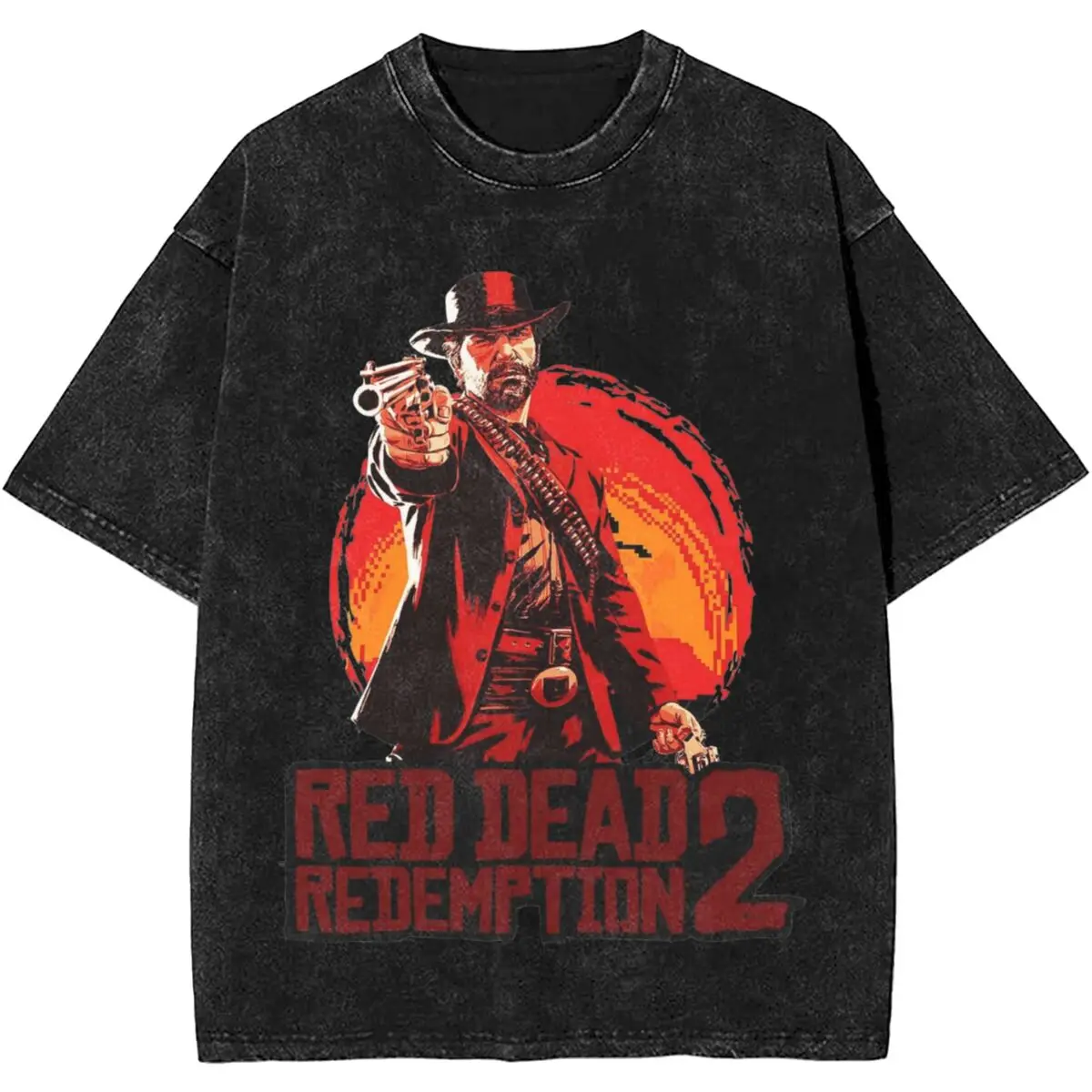 Women Men Red Dead Redemptions Game T Shirt Graphic Printed Harajuku Streetwear T-Shirt Cotton