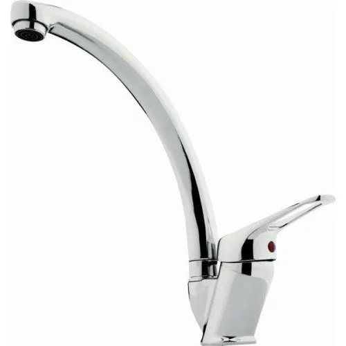 Clear Mix Short Swan Sink Faucet