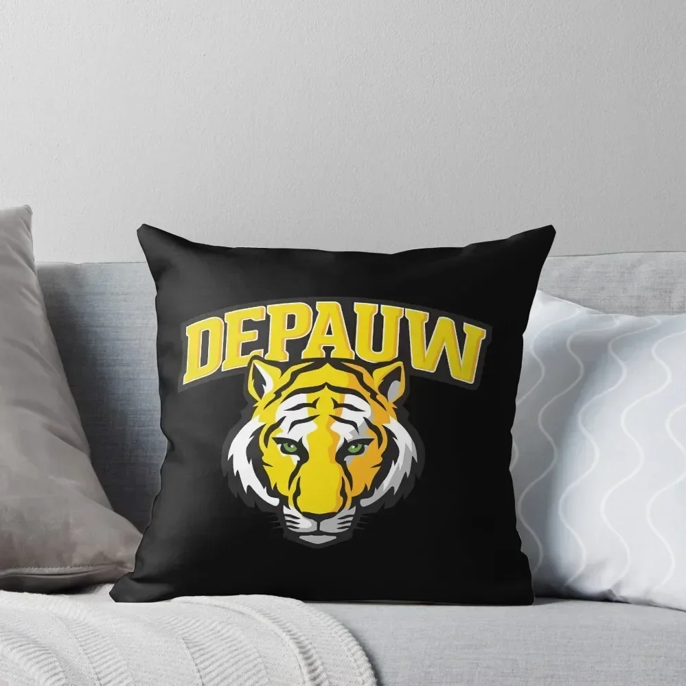 

Depauw University Tigers Throw Pillow Cushion Cover anime girl Sofa Cushions Covers Sofas Covers pillow