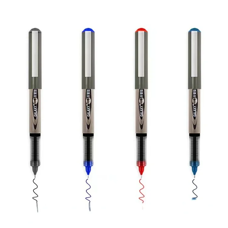 1pcs RollerBall Pen 05mm Fine Point Liquid Gel Ink Quick Drying for School Office Writing