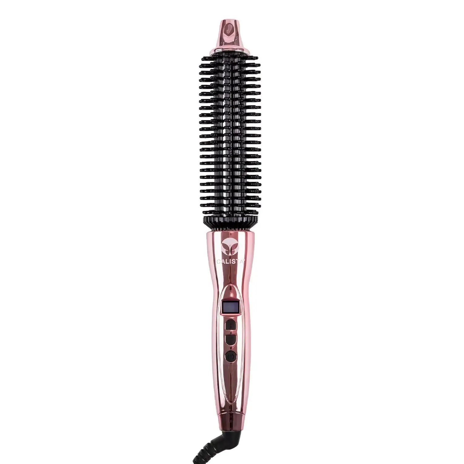

Pro Heated Round Brush, Lift, Volumize, Style, No Heat Damage, 1" for Waves, Shoulder Length Hair, Dual Voltage, Adjustable Temp
