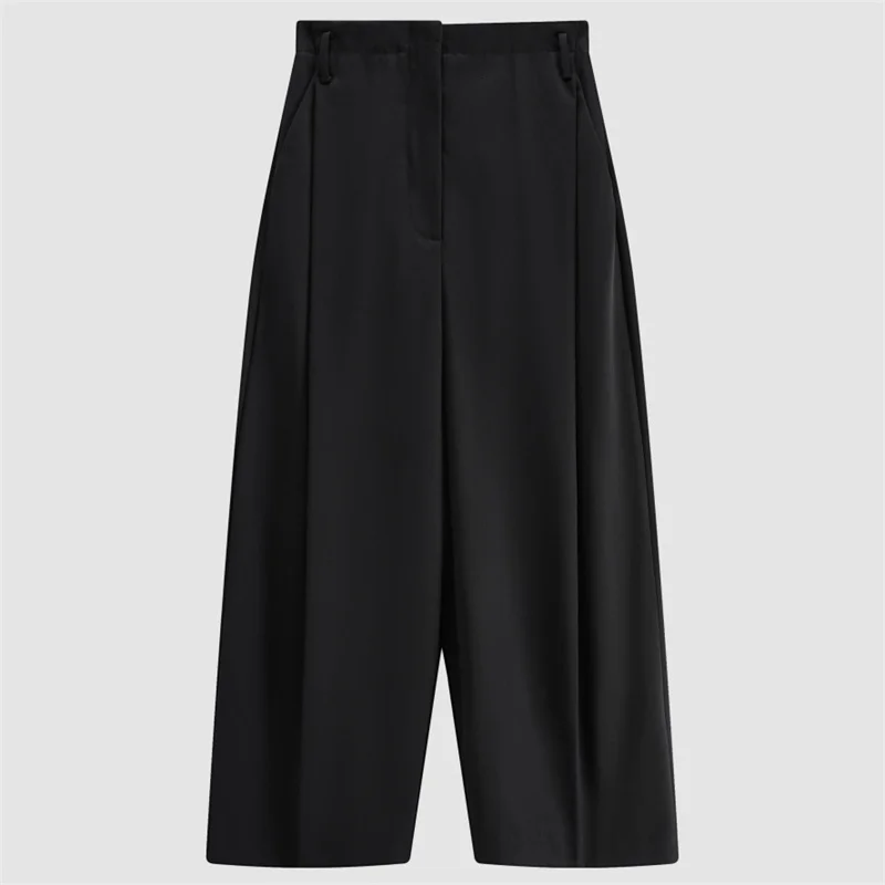 women's pants 2026 Winter New High Waist Slimming Wide Leg Pants straight leg pants y2k casual pants women's suit pants trousers