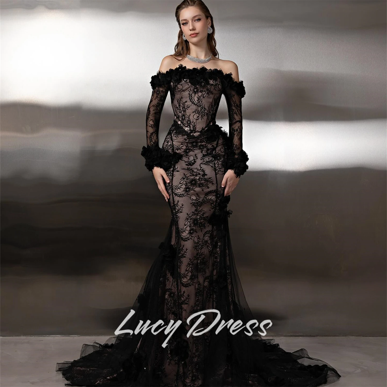 

Платье для выпускного вечера Lucy по индивидуальному заказу, роскошное женское вечернее платье для свадебных гостей, элегантные платья для свадебной церемонии, элегантные вечерние платья