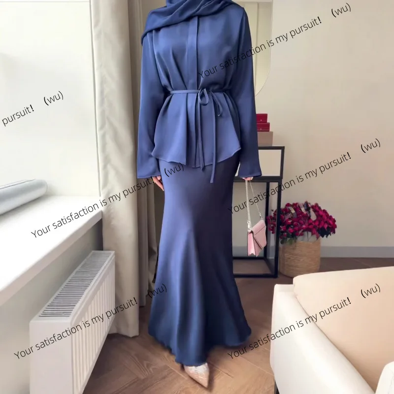 

ZOCI-Autumn and winter loose and comfortable temperament versatile button jacket hip skirt suit women