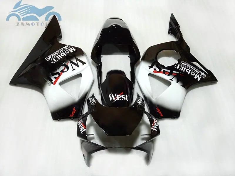 Motorcycle fairings for CBR 900RR 2002 2003 fireblade black west Compression fairing body repair parts CBR 954 RR CBR900RR 02 03