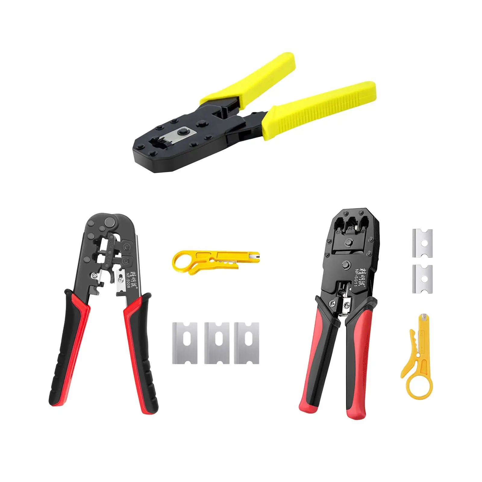 Network Cable Plier Hand Tool Multifunctional Convenient Professional Crimping Tool Ethernet Crimping Tool Cable Crimper Wire
