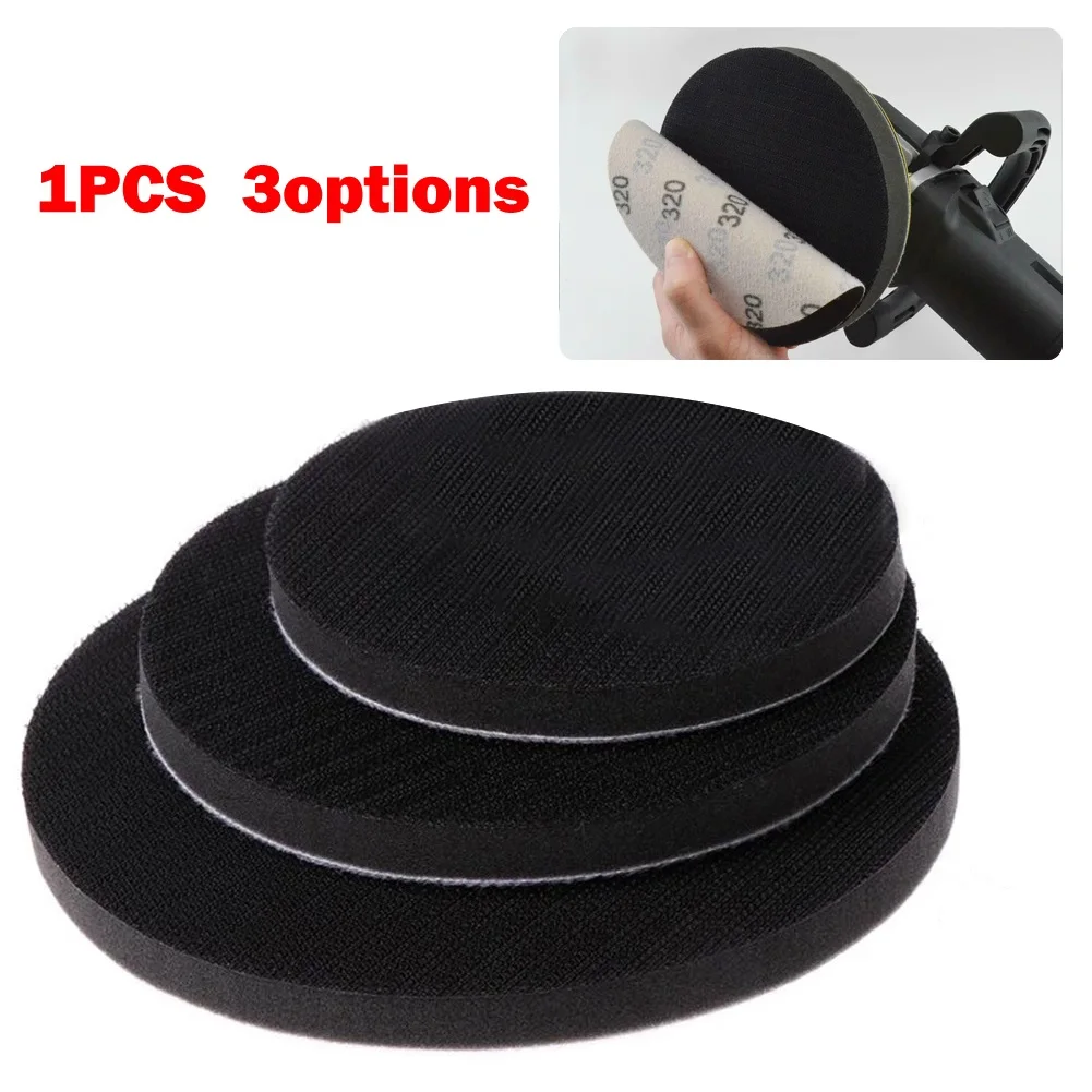 Imagem -06 - Soft Sponge Interface Lixar Almofadas Gancho e Loop Lixar Discos Fit para Polimento Desigual Acessórios para Ferramentas Elétricas em em 7in 1pc