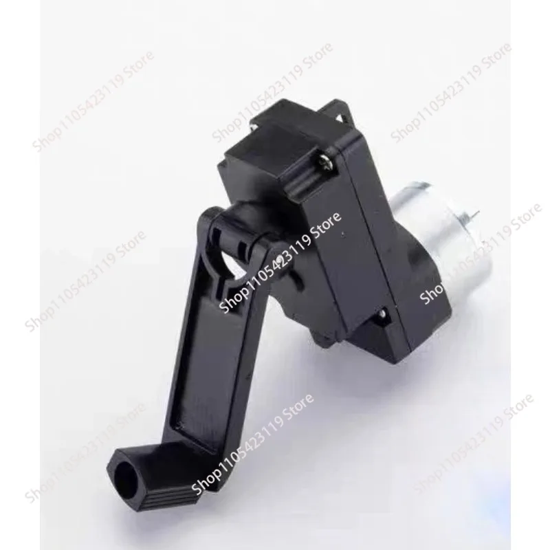 Miniature hand generator, emergency lighting, DC motor, foldable hand crank, small portable mini household