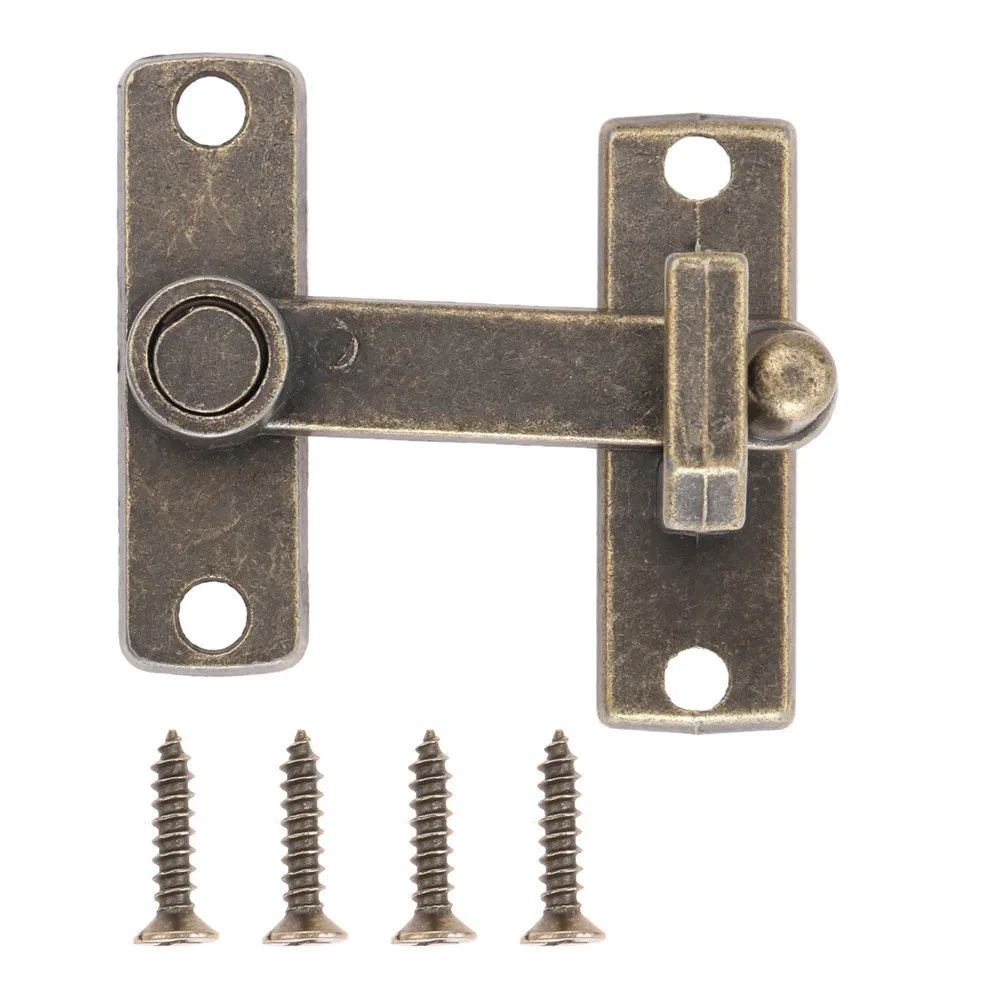 Door Latch Latch Bolt Sliding Door With Screws 56*49mm Bathrooms Bronze Garages Gardens Handle Hotels Kitchens Metal