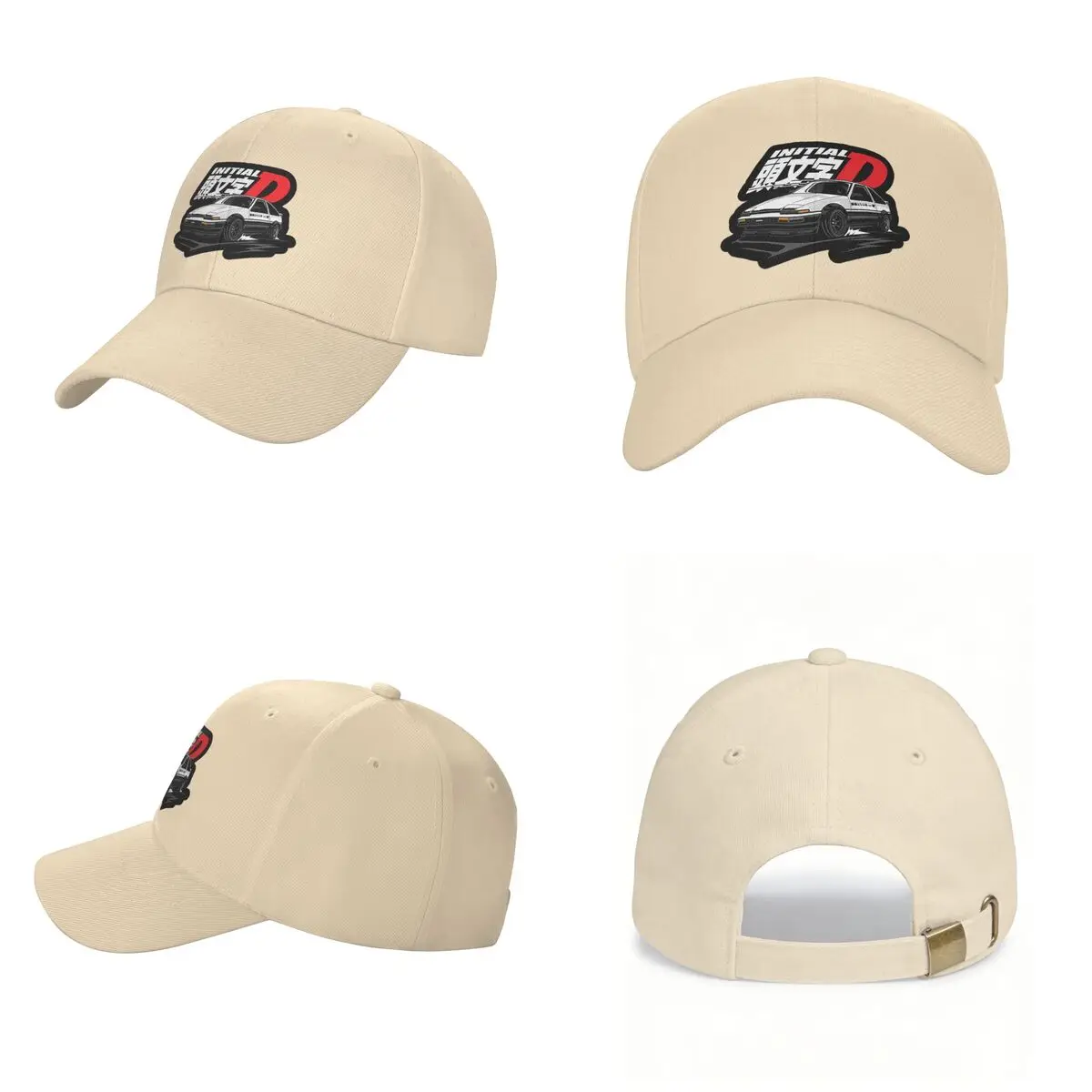 Anime Drift AE86 Initial D Cap Fashion Casual Baseball Caps Adjustable Hat Hip Hop Summer Unisex Baseball Hats
