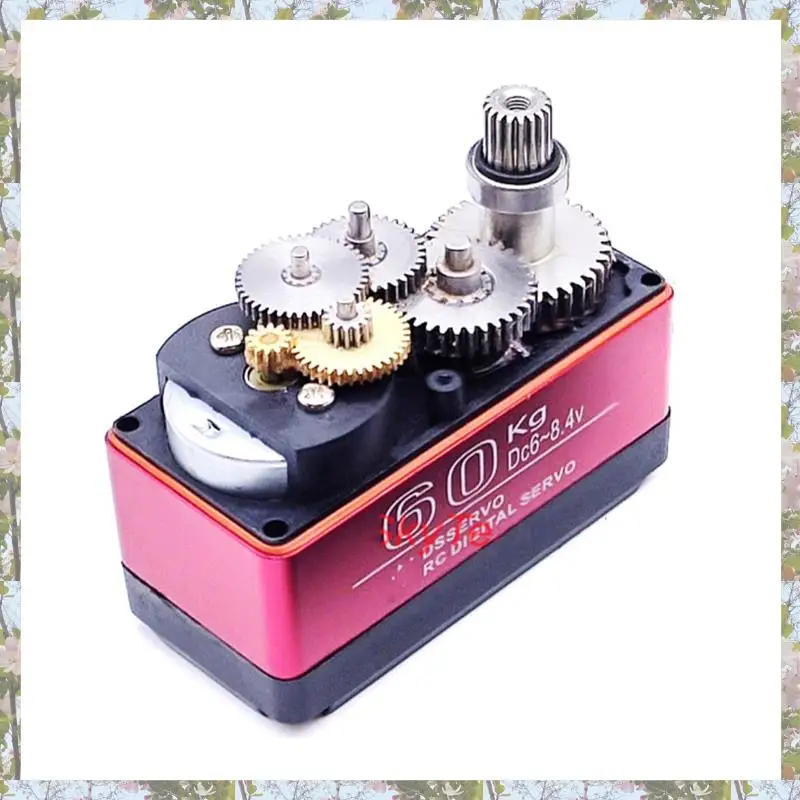 X18A-3X Wodoodporny o wysokim momencie obrotowym 60 kg 180 °   DS5160 Cyfrowy serwomechanizm z metalową przekładnią do robota RC Car 1/6 Axial SCX6 1/5 Redcat HPI Baja