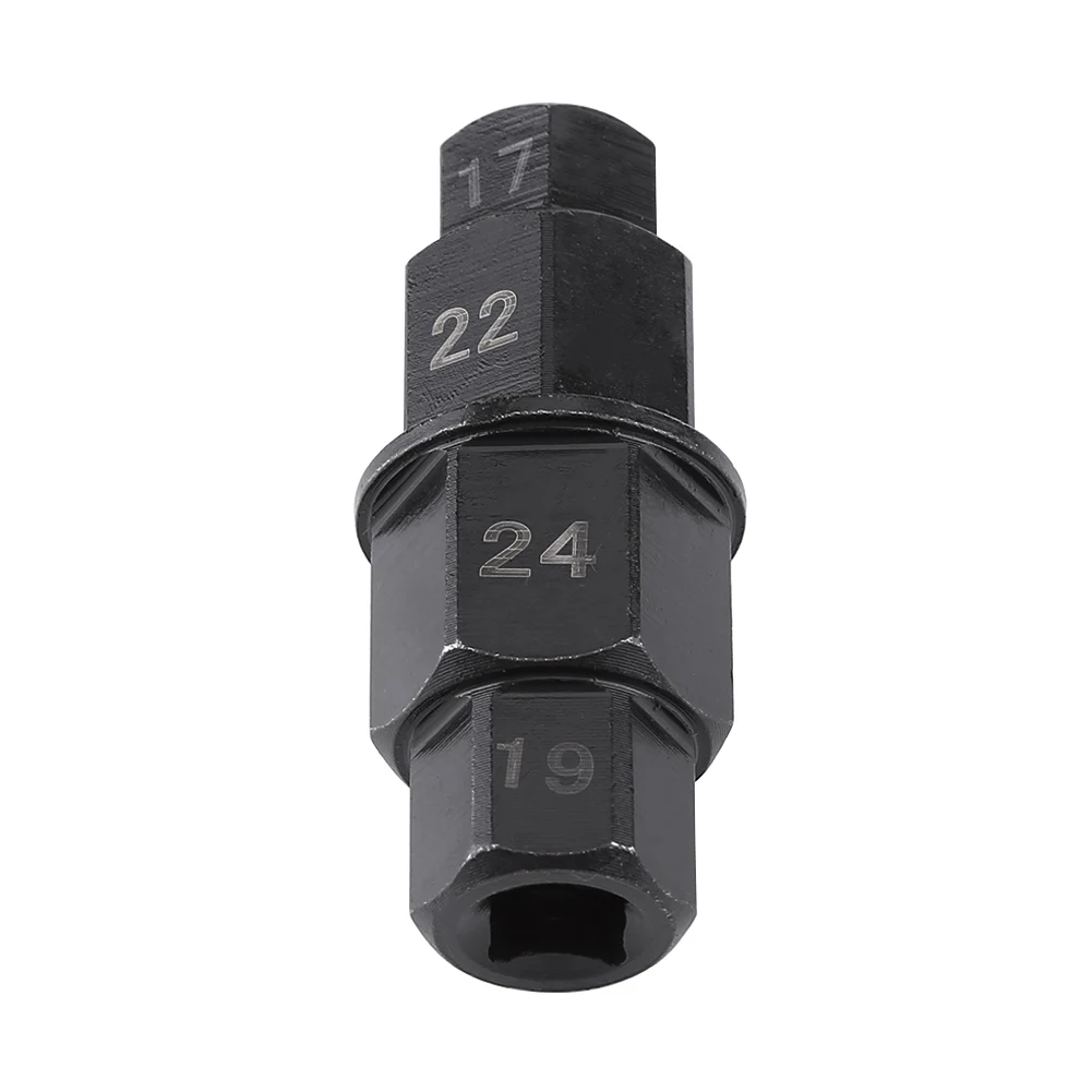1Pc Motorcycle Front Wheel Axle Hex Spindle Driver Removal Tool Fit 17mm 19mm 22mm 24mm Front Axle Disassembly Tool 2