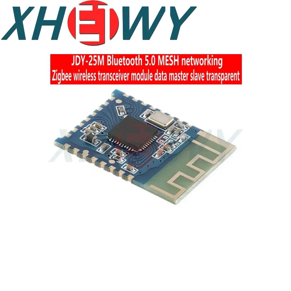 JDY-25 JDY-25M Bluetooth 5.0 BLE MESH Wireless Bluetooth Module Master-slave Transparent Transmission UART 1.9-3.6V 80M Distance