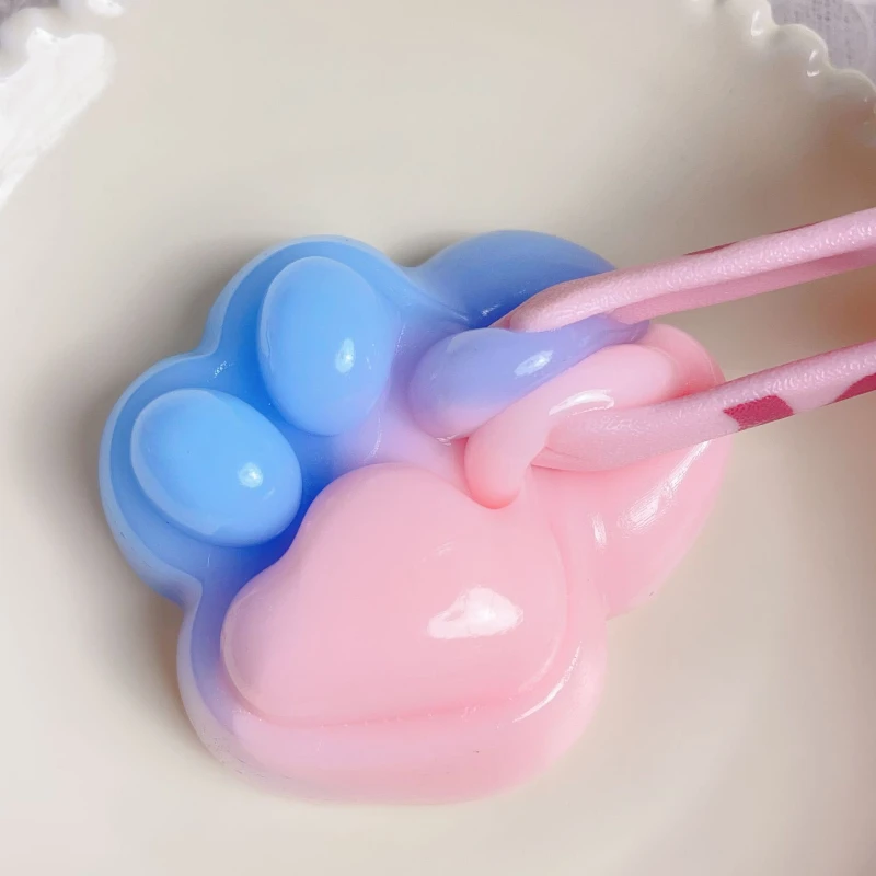 Kawaii Knijp Kat Poot Speelgoed Schattig Knijpen Kat Poot Decomprimeren Speelgoed Stress Ontspannen Speelgoed Klein Feest/Verjaardagscadeau Groothandel