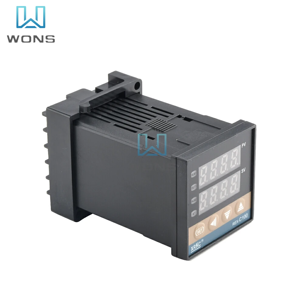Controlador de temperatura inteligente PID Digital REX-C100, termostato Universal/tipo K REX C100, salida de relé SSR