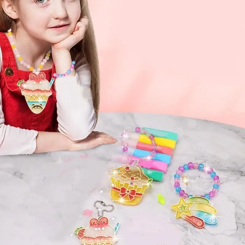 634f คริสมาสต์งานฝีมือ 5d คริสตัลภาพวาด DIY จี้โครงการวัสดุชุดวัสดุชุดสีสันสดใสวัยรุ่นที่ชื่นชอบงานฝีมือศิลปะชุด