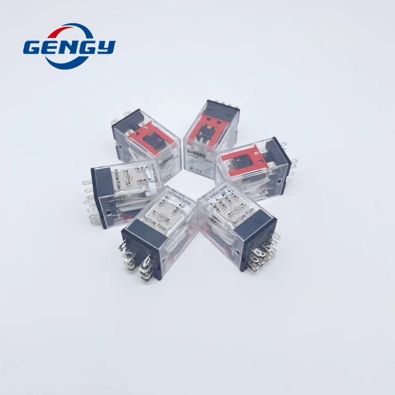 

5pcs HH52P 54P 62P JQX-13F/2Z Silver Contact Miniature Coil General Electromagnetic Intermediate Relay Switch MY2NJ MY4NJ LY2NJ