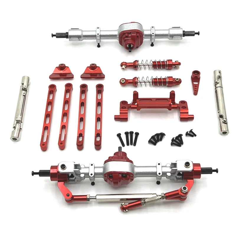 Metal Upgrade, Front And Rear Assemblies, Kit, For MN Model 1/12 MN82 LC79 MN78 RC Car Parts