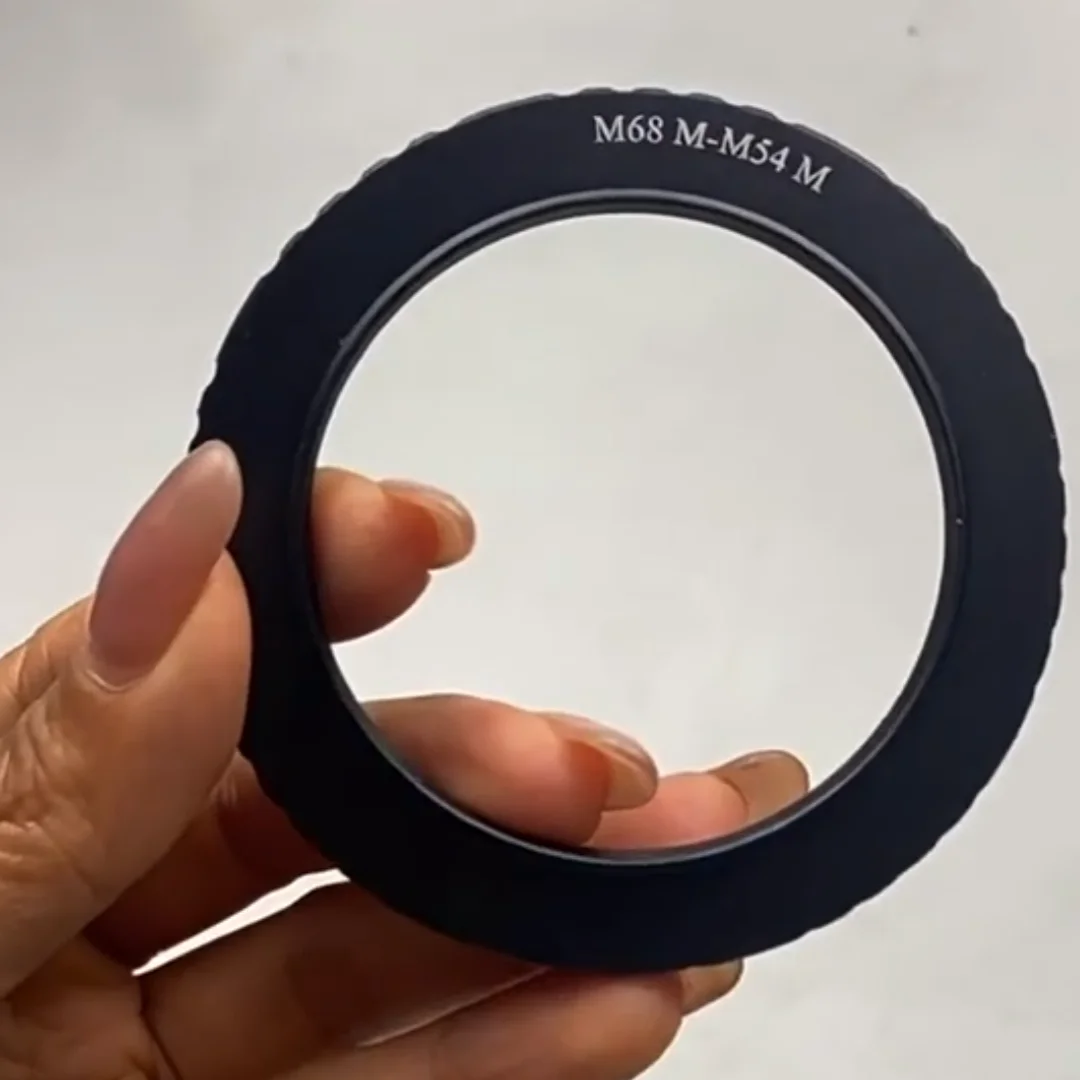 

M54 Female Thread Extension Tube, Extension 10mm Length Astronomical Telescope Accessory for Astrophotography Visual Observation