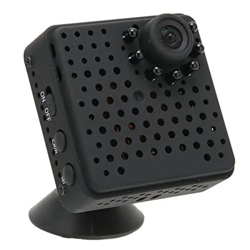B24B Indoor Security Camera 1080P Resolution With Infrared Night Vision Motion Detection 155 Degree Wide Angle Lens Built-In Bat