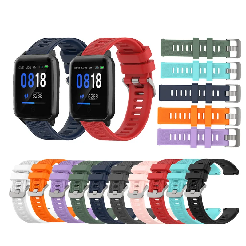 20mm Bracelet Multicolor Sports Silicone Strap For AXTRO Fit 3 / Fit 4 / Actxa Tempo 4c 5c