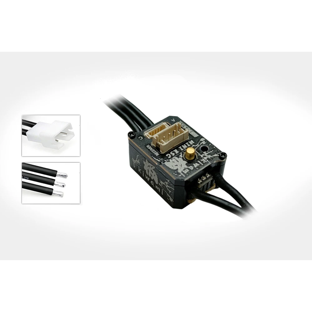 Rocket KIWAMI MINI Sensored Brushless ESC+Motor Combo Black (KIWAMI ESC + 1525 Motor)