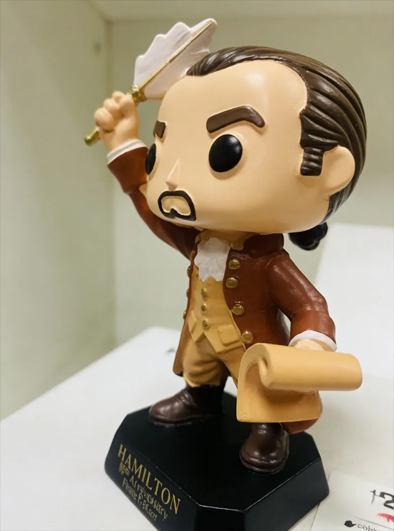 Figura de Edición Limitada del 10.º Aniversario de Hamilton, Figura Coleccionable de Vinilo de Alexander Hamilton para Regalos de Fans de Broadway y para Escritorio